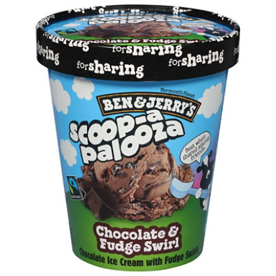 Ben & Jerry's Ice Cream Chocolate Fudge Swirl 1 Qt - 1 QT - Image 3