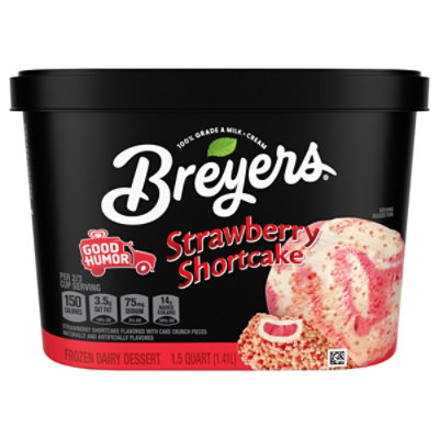 Breyers Ice Cream Strawberry Shortcake - 1.5 QT - Image 2