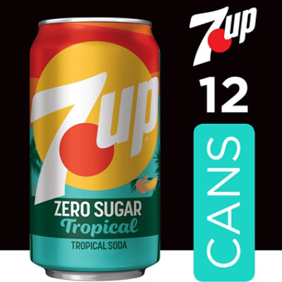 7up Tropical Zero Sugar 12-12fz - 12-12 FZ - Image 3