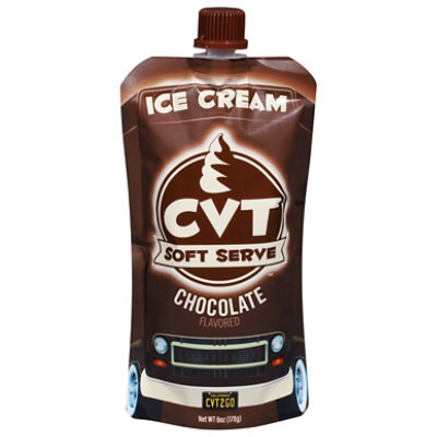 CVT Soft Serve Ice Cream Chocolate - 6 OZ - Image 1