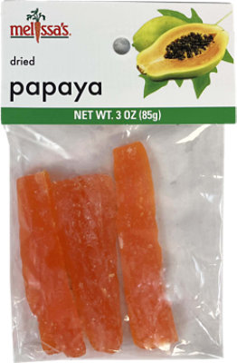 Papaya Spears Dried - 3 OZ - Image 1