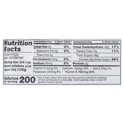 Hanover Candied Sweet Potatoes, 19 Oz - 19 OZ - Image 4