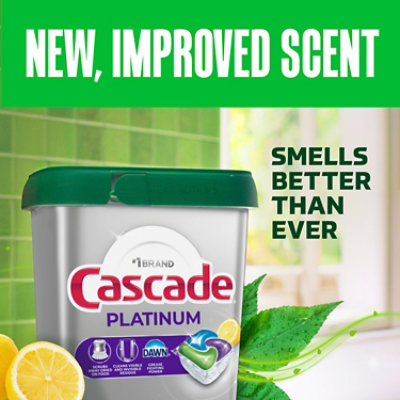 Cascade Platinum Actionpacs, Lemon Scent - 34 Ct. - 34 CT - Image 7