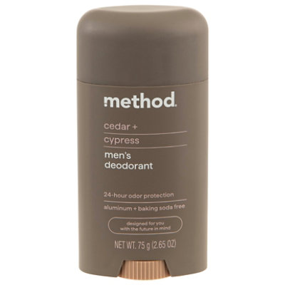 Method Aluminum Free Cedar & Cypress Mens Deodorant 2.65 Oz - 2.65 OZ - Image 1