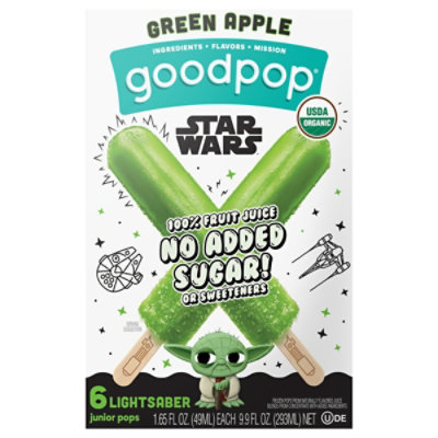 Goodpops Bars Pop Grn Apl Nsa Org - 9.9 FZ - Image 1