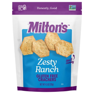 Miltons Crackers Zesty Ranch 4.5oz - 4.5 OZ - Image 1