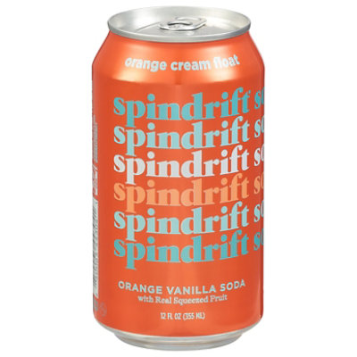 Spindrift Soda Orange Cream Float 12fz - 12 FZ - Image 2