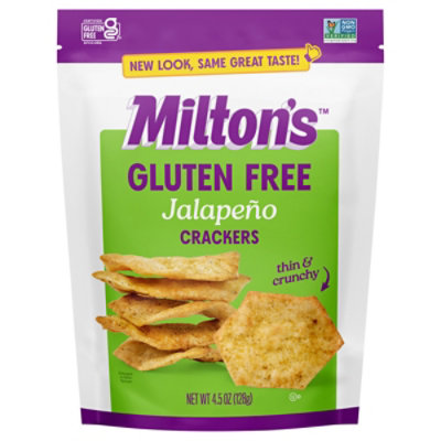 Miltons Crackers Jalapeno 4.5oz - 4.5 OZ