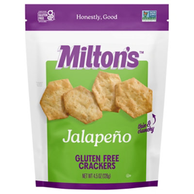 Miltons Crackers Jalapeno 4.5oz - 4.5 OZ - Image 1