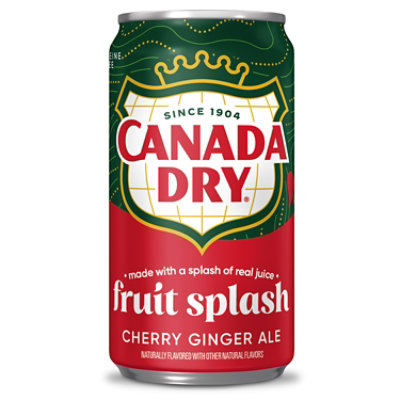Canada Dry Fruit Splash Cherry Ginger Ale 10-7.5fz - 10-7.5 FZ - Image 3