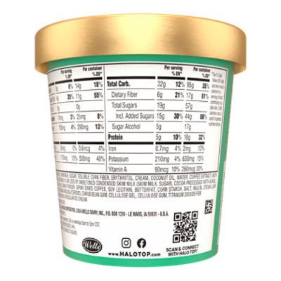 Halo Top Icecream Sweet Cream Cold Brew - 16 FZ - Image 3