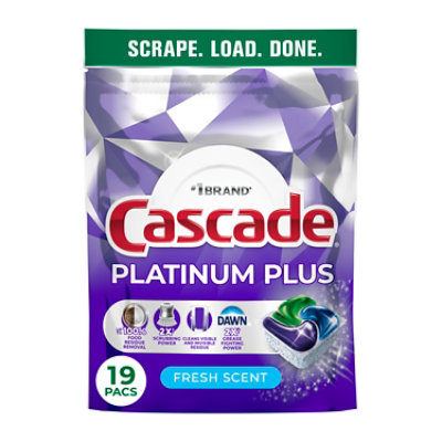 Cascade Platinum Plus Actionpacs Fresh Scent 19 Ct - 19 CT - Image 8