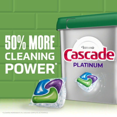 Cascade Platinum With Oxi Actionpacs, Fresh Scent - 59 Ct. - 59 CT - Image 4