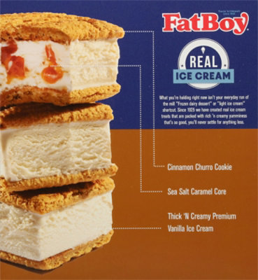 Fatboy Cinnamon Churro Ice Cream Sandwich - 16 OZ - Image 6