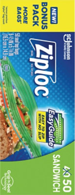 Ziploc Sandwich Bag - 50 CT - Image 5