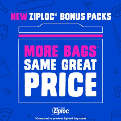 Ziploc Sandwich Bag - 50 CT - Image 4