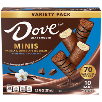 Dodove Milk Chocolate Ice Cream Bars Te Size, 10ct, 7.5 Fz - 7.5 FZ - Image 4