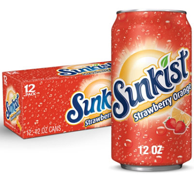 Sunkist Strawberry Orange 12-12fz - 12-12 FZ - Image 1