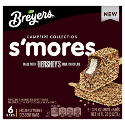 Breyers Hershey Ice Cream Smores Bar, 6-3fz, 18 Fz - 6-3 FZ - Image 3