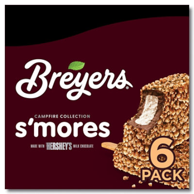 Breyers Hershey Ice Cream Smores Bar, 6-3fz, 18 Fz - 6-3 FZ - Image 3