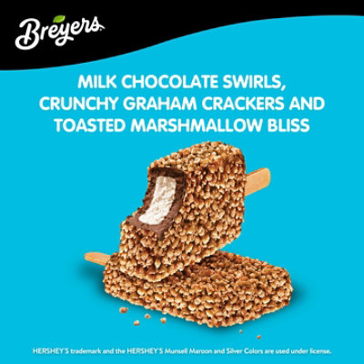Breyers Hershey Ice Cream Smores Bar, 6-3fz, 18 Fz - 6-3 FZ - Image 7