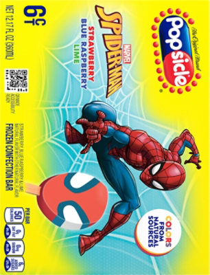 Popsicle Ice Cream Spiderman Facepiece 12.17 Fo - 12.17FZ - Image 6