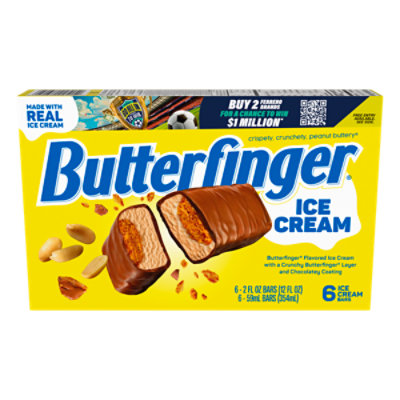 Butterfinger 2.0 Ice Cream Cndy Bar - 6 CT - Image 1