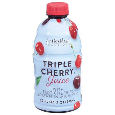 Antioxidant Solutions Triple Cherry Juice 32oz - 32 OZ - Image 3