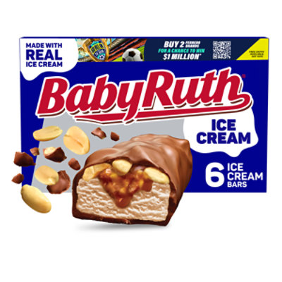 Baby Ruth 2.0 Ice Cream Candy Bar - 6 CT