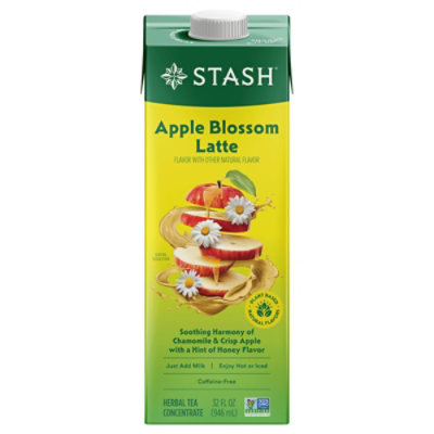 Stash Apple Blossom Latte Herbal Tea Concentrate 32 Fz - 32 FZ