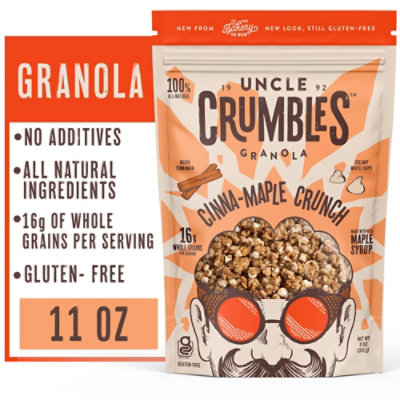 Uncle Crumbles Cinna Maple Crunch Granola 11oz - 11 OZ - Image 2