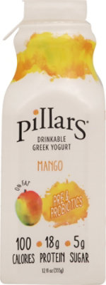 Pillars Yogurt Llc Yogurt Drinkable Mango - 12 FZ - Image 2