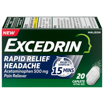 Excedrin Caplets Rapid Relief - 20 CT - Image 3