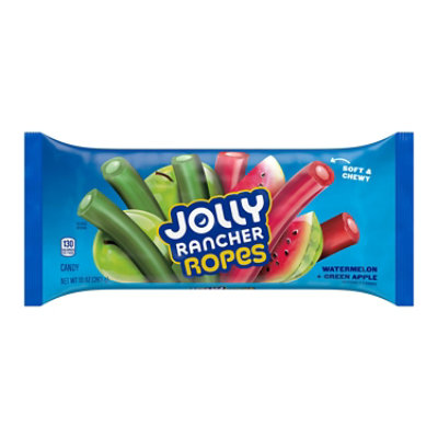Jolly Rancher Ropes Blue Raspberry And Cherry Flavored Candy Bag