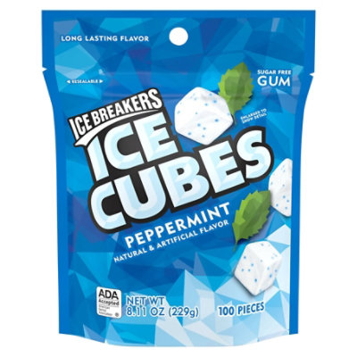Ice Breakers Ice Cubes Peppermint Pouch - 8.11 OZ - Image 3