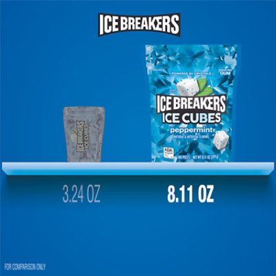 Ice Breakers Ice Cubes Peppermint Pouch - 8.11 OZ - Image 5