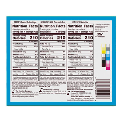 Hershey's Kit Kat And Reese's Assorted Milk Chocolate Candy Variety Box - 27.3 OZ - Image 2