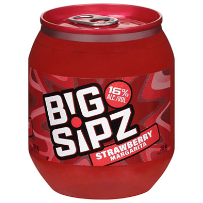Big Sipz Strawberry Margarita 200 Ml Wine - 200 ML - Image 1