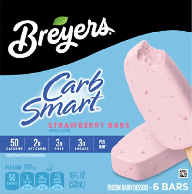 Breyers Ice Cream Carbsmart Strawberry Bar, 6-3 Fz, 18 Fz - 6-3 FZ - Image 6