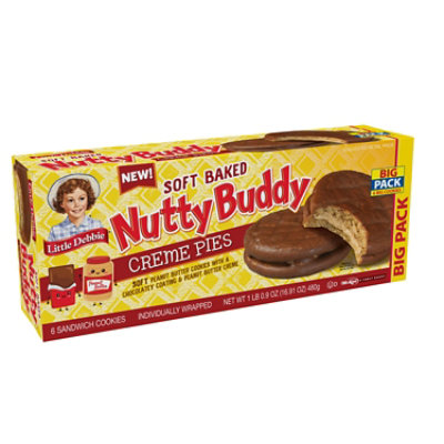 Little Debbie Nutty Buddy Creme Pies Big Pack - 16.91 OZ - Image 1