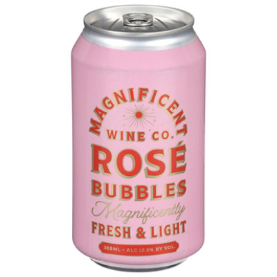 Magnificent Wine Co Rose Bubbles 355ml Wine - 355 ML - Image 2