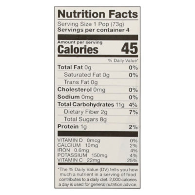 Pitaya Foods Smoothie Pop Mango Dairy Free Organic - 12 FZ - Image 3