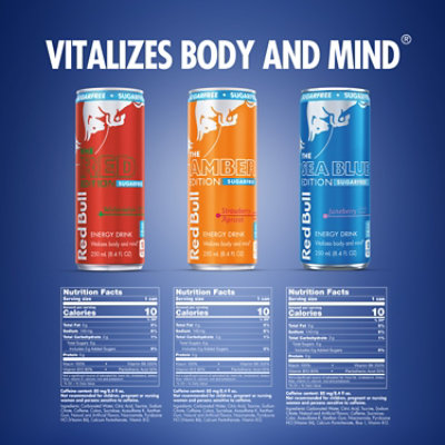 Red Bull Energy Drink Sugar Free Variety Pack - 12 - 8.4 FZ - Image 2