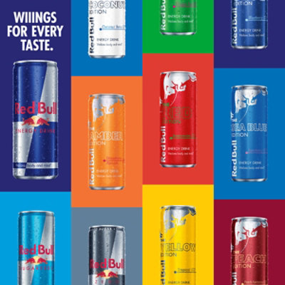 Red Bull Sea Blue Edition Sugar Free Energy Drink Juneberry - 8.4 Fl. Oz. - Image 8