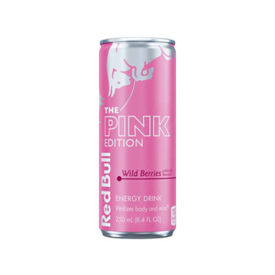 Red Bull Pink Edition Energy Drink Wild Berries - 8.4 Fl. Oz. - Image 1