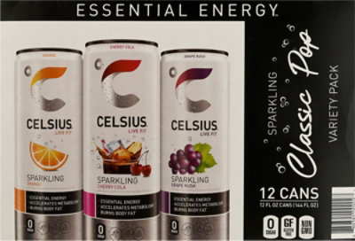 Celsius Classic Pop Variety Pack 12-12fz - 12-12FZ - Image 5