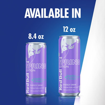 Red Bull Spring Edition Energy Drink Grapefruit With 114Mg Caffeine In 4 Pack Can - 12 Fl. Oz. - Image 7