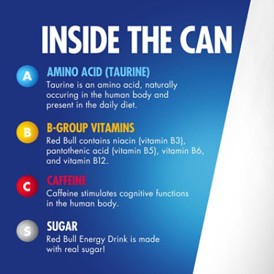 Red Bull Spring Edition Energy Drink Grapefruit With 114Mg Caffeine In 4 Pack Can - 12 Fl. Oz. - Image 3