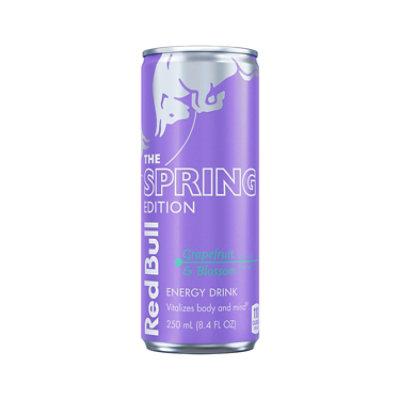 Red Bull Spring Edition Energy Drink Grapefruit With 80Mg Caffeine In Can -  8.4 Fl. Oz - Image 1