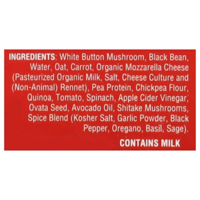 Actual Veggies Burger Veggie Mushroom Mozzarella - 12 OZ - Image 4